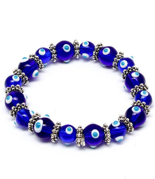 Evil Eye Bead Bracelet